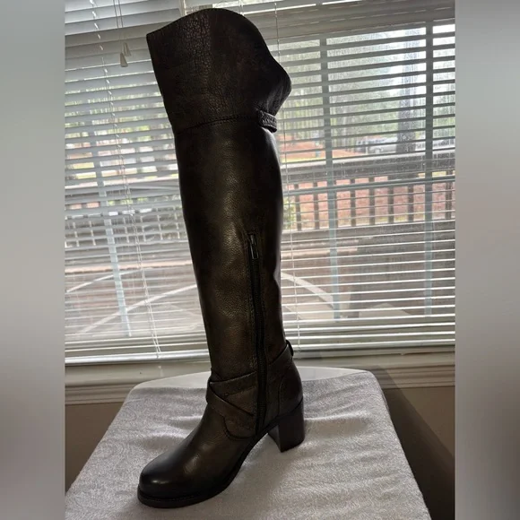 Frye Women’s Kelly Leather Over the Knee Boots Size 8.5 - Picture 7 of 13